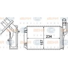 KALORİFER RADYATÖRÜ MGN I-CLIO I-R19 234x157X42