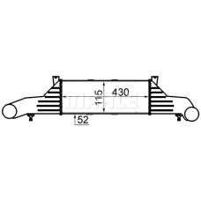 TURBOSARJ RADYATORU MERCEDES W202 S202 C208 A208