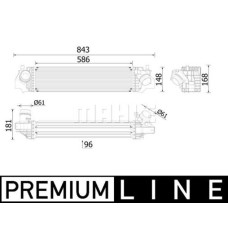 TURBOSARJ RADYATORU BMW F40 F45 F46 F48 F39 MINI F54 F55 F56 F57 F60 PREMIUM LIN