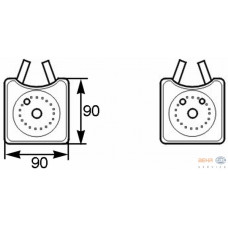YAĞ SOĞUTUCUSU GOLF4-BORA-A3-TOLEDO 1.6-1.8 1997-2004 AKL-BFQ-AGU-AGN-BGU-BSE