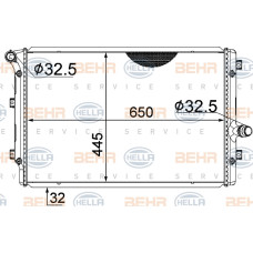 RADYATÖR VW CADDY III 2.0 TDI 10 EOS 2.0 TFSI 06 GOLF V 2.0 GTI 04-09 AC KLİMA S