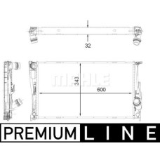 MOTOR SU RADYATORU BMW N54 N55 N20 E82 E84 E88 E89 E90 E92 E93 PREMIUM LINE