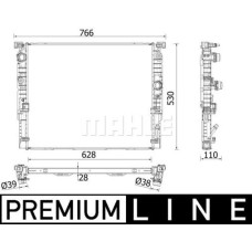 MOTOR SU RADYATORU PREMIUM LINE BMW B48 G30 F90 G31 G32 G11 G12