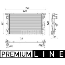 MOTOR SU RADYATORU PREMIUM LINE BMW G30 16 20 G32 18 20 G11 G12 16 19 G14 18 20