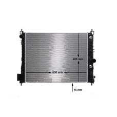 RADYATÖR OPEL MOKKA 1.4-1.6 12- MOKKA X 1.4-1.6 CDTI 12- 1300365-1300366-4241832