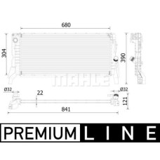 MOTOR SU RADYATORU BMW B37 F45 F46 F48 MINI F56 F55 F57 F60 PREMIUM LINE