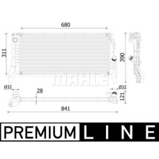 MOTOR SU RADYATORU PREMIUM LINE BMW F40 F45 F46 F48 F39 MINI F60 F54 F57