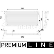 MOTOR SU RADYATORU BMW F45 F46 F48 F39 MINI F56 F54 F57 PREMIUM LINE