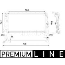 MOTOR SU RADYATORU MINI F55 F56 14 17 PREMIUM LINE