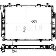 MOTOR SU RADYATORU MERCEDES S-CLASS W140 91 98