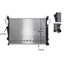 MOTOR SU RADYATORU MERCEDES S-CLASS M112 M272 W220 98>05