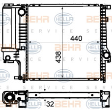 MOTOR SU RADYATORU MAN/SANZ KLIMALI BMW M40 M43 M50 M52 E30 E36