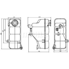 RADYATOR YEDEK SU DEPOSU MERCEDES W202 W463