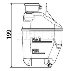 RADYATOR YEDEK SU DEPOSU MINI R50 R52 R53