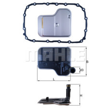 OTOMATIK SANZIMAN FILTRESI BMW N43 N45 N46 E87 E90 E91 E92 E84 E83 SANZ. GA6L45R