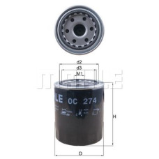 YAĞ FİLTRESİ H100 93-00 H-1 97-00 STAREX 97 > 2.5D - 2.5TD