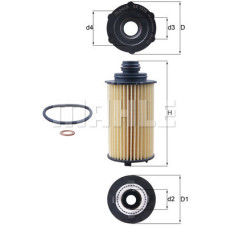 YAĞ FİLTRESİ SSANGYONG KORANDO 1.5L G15DTF C300 19-> / TIVOLI 1.5L 19->