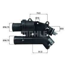 TERMOSTAT FREELANDER 2 L359 06 14 DISCOVERY SPORT L550 14 RANGE ROVER EVOQUE L53