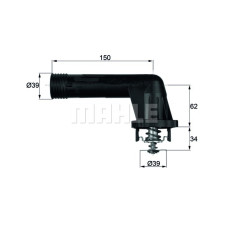 TERMOSTAT 95 C BMW E34 E36 M43