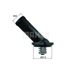 TERMOSTAT 92C VW A1 1.6TDI GOLF PLUS 1.6TDI