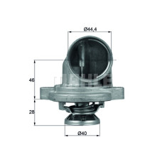 TERMOSTAT 80 C MERCEDES VITO OM601 W638 96 03