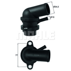 TERMOSTAT L14 CHEVROLET-DAEWOO AVEA-KALOS-LACETTI-NUBIRA 05 > PLASTIK