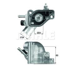 TERMOSTAT KOMPLE VECTRA B-C-ASTRA G-H-CORSA C-ZAFIRA SAAB 9-3 1.8-1.8 16V MÜŞÜRL