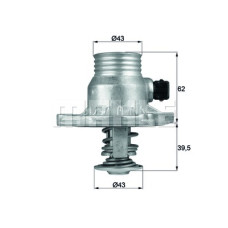TERMOSTAT 105 BMW E38 E39 M60 62