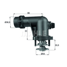 TERMOSTAT 105 C BMW M43 E36 E46