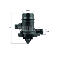 TERMOSTAT ASTRA J 10>15 INSIGNIA A 09>17 CORSA D 07>14 CORSA E 15>19 MERIVA B 10