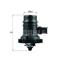 TERMOSTAT 103C OPEL ADAM-ASTRA J-CORSA D-E-MERIVA B-CHEVROLET AVEO-CRUZE 1.2-1.4