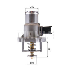 TERMOSTAT ASTRA G 1.6 16V 00-05 -ASTRA H 1.6 06>MERIVA-VECTRA C-ZAFIRA 105C Z16