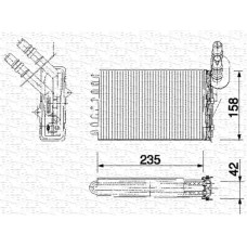 350218159003 KALORİFER RADYATÖRÜ CLIO II 00>SYMBOL II 08> 234x158