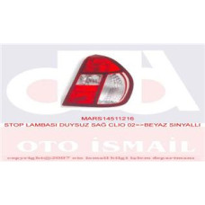 STOP LAMBASI DUYSUZ SAĞ CLIO 02 >BEYAZ SİNYALLİ