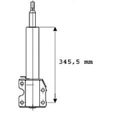 AMORTISOR ON GAZLI MERCEDES SPRINTER B901 B904 . VW LT 28-35-46