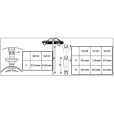 ÖN AMORTİSÖR SAĞ/SOL KALIN MİL DUCATO III-BOXER III-JUMPER III 06 KARSAN JEST 10