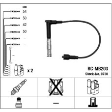 ATESLEME KABLOSU SETI MERCEDES M111 W202 W124 S124 C124