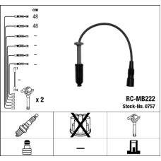 ATESLEME KABLOSU SETI MERCEDES M111 W202 S202 C208 A208 W210 S210 W163 R170