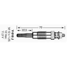 KIZDIRMA BUJISI MERCEDES OM601 OM602 OM603 OM605 OM616 W201 W124 W460 W463 W140