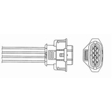 OKSİJEN SENSÖRÜ VECTRA C-ASTRA H-SIGNUM-ZAFIRA B 1.8 Z18XER-A18XER 471mm