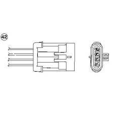 OKSİJEN SENSÖRÜ ASTRA G 1.4 16V 98-05 -ASTRA G 1.6 16V-VECTRA B 1.6 16V 95-02 -A