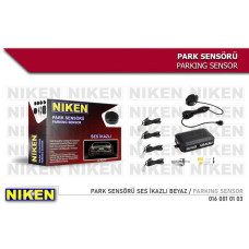PARK SENSÖRÜ SES İKAZLI BEYAZ 22MM