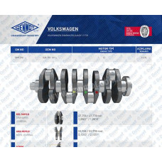 KRANK MILI VW POLO SHARAN AUDI 1,9 TDI 1Z