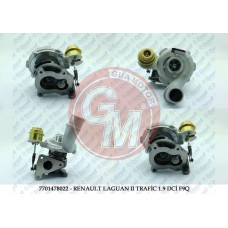 TURBO SARJ LAGUAN II - TRAFIC II - MASTER II 1.9 DCI F9Q