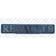 RENAULT 9 ARKA YAZI  E.M