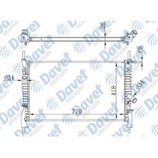 MOTOR SU RADYATORU BRAZING TRANSIT 2.2 TDCI 06-> KLIMALI MANUEL SANZUMAN 770X418