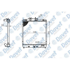 MOTOR SU RADYATORU BRAZING CIVIC 95->  MANUEL SANZUMAN  350X348X26