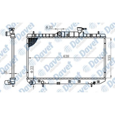 MOTOR SU RADYATORU BRAZING ACCENT II ADMIRE 1.6I 00-05 335X638X16 MANUEL SANZUMA
