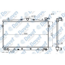 MOTOR SU RADYATORU BRAZING ELANTRA 95-00 1.5I-1.6I KLIMALI MANUEL SANZUMAN 375X6