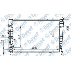 MOTOR SU RADYATORU BRAZING TUCSON 04-> CRDI CRDI 640X438X22 OTOMATIK SANZUMAN